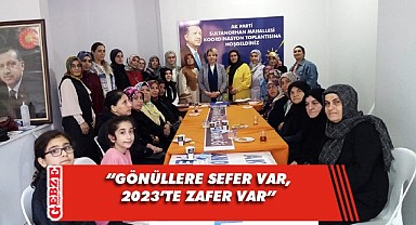 AK Parti Gebze Kadın Kolları'ndan sandık esaslı seçim çalışması!