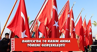 Atatürk, ebediyete intikalinin 84. yılında Darıca'da törenlerle anıldı.