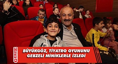 Başkan Büyükgöz'den çocuklara tiyatro sürprizi