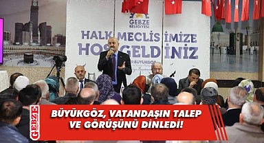 Başkan Büyükgöz Halk Meclisini Arapçeşme'de Topladı!
