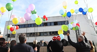 Bu kez balonlar, lösemili çocuklar için uçtu