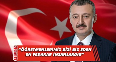 Büyükakın, Öğretmenler Günü'nü kutladı