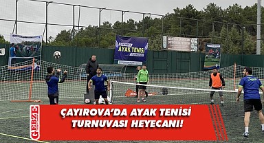 Çayırova'da Ayak Tenisi Turnuvası düzenlenecek
