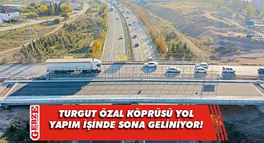 Çayırova Turgut Özal Köprüsü'nde trafik yoğunluğu tarih olacak!