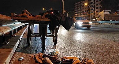 D-100 karayoluna bırakılan şüpheli çanta fünyeyle patlatıldı!