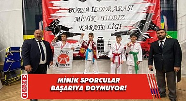 Darıcalı minikler madalyaları topladı!