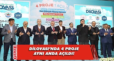 Dilovası'nda tek açılış ile dört tesis hizmete alındı