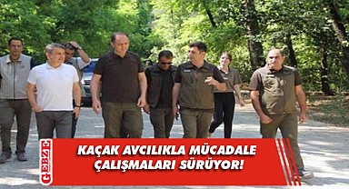 DKMP ekipleri kaçak avcılığa yönelik çalışmalarını sürdürüyor!