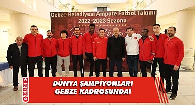 Dünya Şampiyonu Ampute Milli Futbolcular Gebze Adına Ter Dökecek!