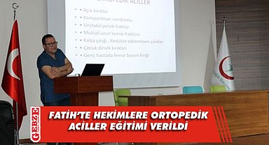 Fatih'te Acil servis hekimlerine eğitimler devam ediyor!