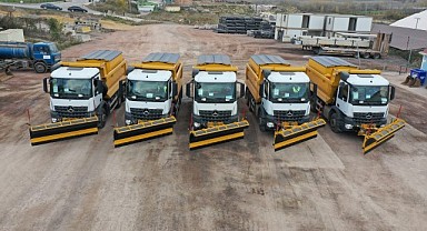 Fen İşleri'ne 5 yeni kamyon
