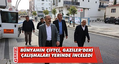 Gaziler Caddesi’nin asfaltı yenileniyor