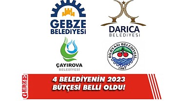 Gebze bölgesindeki belediyelerin bütçeleri netleşti