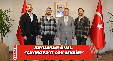 Gebze Yenigün ekibi, Kaymakam Önal'a gitti
