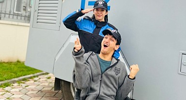 Hasan Can'ın TOMA'ya binme hayali gerçeğe dönüştü