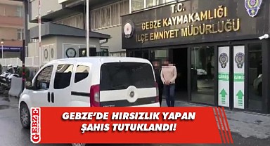 Hırsızlık yapıp kaçan şahıs yakalandı!
