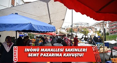 İnönü semt pazarı hizmete açıldı!