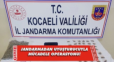 Jandarma ekiplerinden uyuşturucu operasyonu!