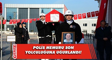 Kalbine yenik düşen polis memuru, son yolculuğuna uğurlandı