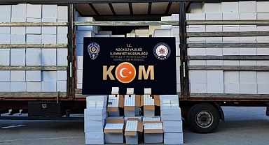 Kocaeli'de 14 milyon makaron ele geçirildi!