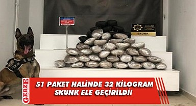 Kocaeli'de 32 kilogram uyuşturucu ele geçirildi!
