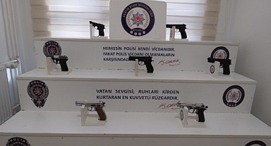 Kocaeli'nde 32 adet silah ele geçirildi!