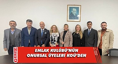 Kocaeli Üniversitesi'nin hocaları, Emlak Kulübü'ne üye oldu