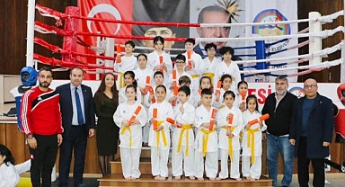 Körfez'de 200 sporcuya yeni kuşak