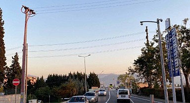   Kuruçeşme’de asfaltlamanın ardından yol çizgileri çekildi