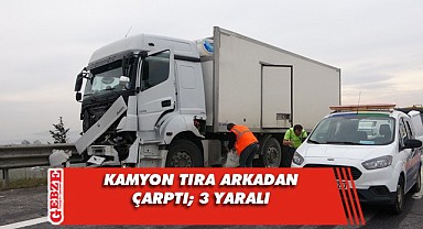 Kuzey Marmara Otoyolu'nda kaza; 3 yaralı