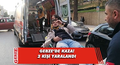 Otomobille motosiklet kafa kafaya çarpıştı!