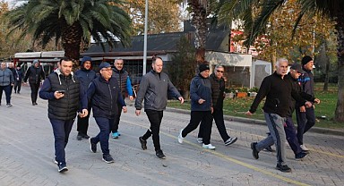 Sağlık için yürüdüler!