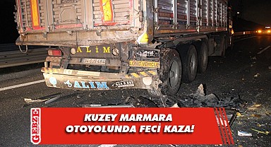Tıra çarpan otomobildeki 3 kişi öldü!
