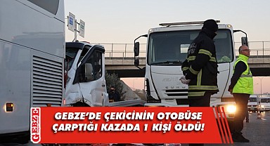 Turistleri taşıyan tur otobüsünün şoförü, TEM'de iki araç arasında kalarak can verdi!