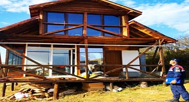 Yapı ruhsatı olmadan inşaat yapan kişilere işlem uygulandı!