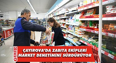 Zabıtadan market denetimi!