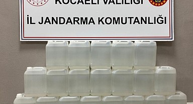 100 litre kaçak etil alkol ele geçirildi!