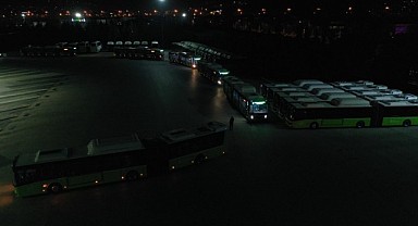 210 otobüsten son 20'si de Kocaeli'ne geldi