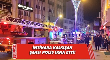 Gebze'de 8 katlı binada intihar girişimi