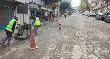 Akmeşe Menderes Caddesi yenileniyor