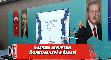 Başkan Bıyık'tan iki müjde!