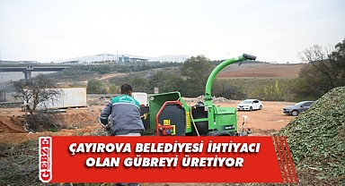 Çayırova Belediyesi kompost gübre üretiyor