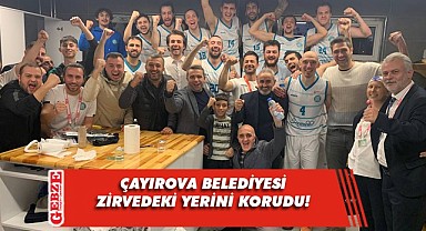 Çayırova Belediyesi, namağlup liderliğini sürdürüyor