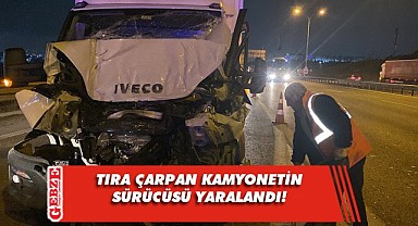 Çayırova TEM Otoyolu'nda kaza!