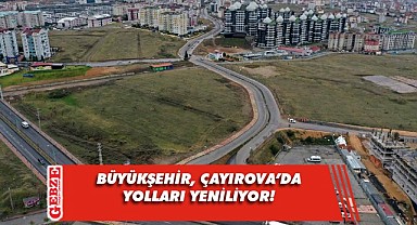 Çayırova Veysel Karani Caddesi üstyapı çalışmasıyla yenileniyor