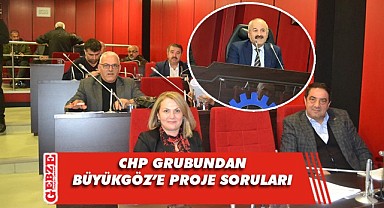 CHP grubu, Büyükgöz'e bitmeyen projeleri sordu