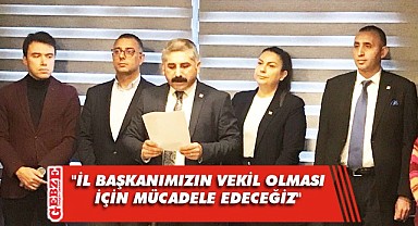 CHP'li ilçe başkanlarından Yıldızlı'ya tam destek