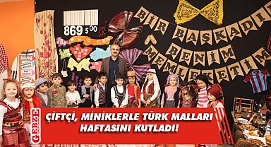 Çiftçi, sohbet ettiği çocuklarla neşeli dakikalar geçirdi