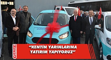 Darıca'nın filosuna 72 yeni araç katıldı