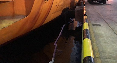 Denizi kirleten gemiye 11 milyon 301 bin TL ceza